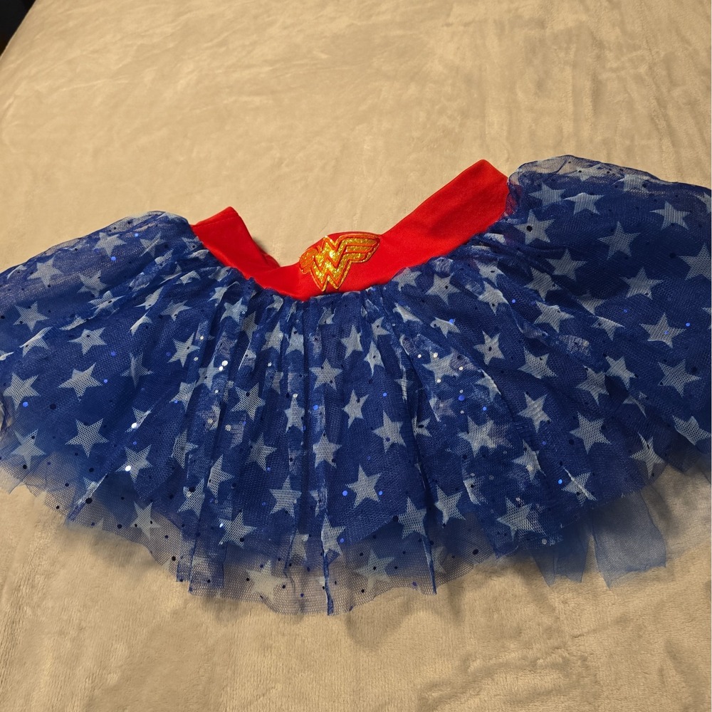 Tutu Women's Super Hero Star Wonder Woman Costume L/XL Role Play Cosplay